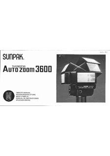 Sunpak 522 manual. Camera Instructions.